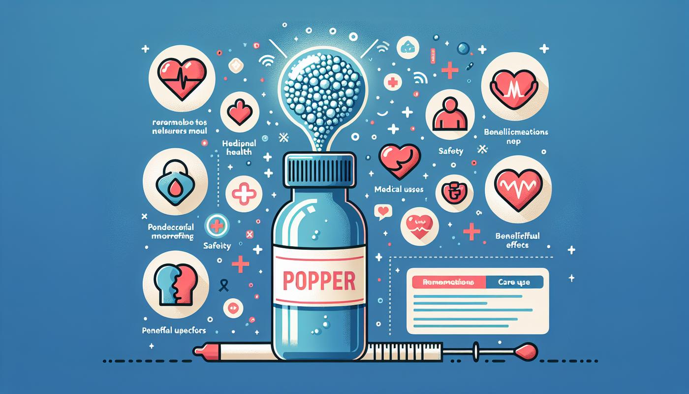 Utilisations médicales des poppers, tout ce qu'il faut savoir !